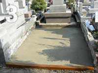 お墓の基礎 完成